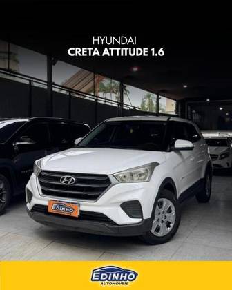 HYUNDAI CRETA 1.6 16V FLEX ATTITUDE AUTOMÁTICO HYUNDAI CRETA 1.6 16V FLEX ATTITUDE AUTOMÁTICO